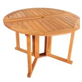 Malaysian Gateleg Patio Table with Teak Oil