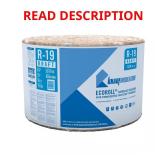R-19 EcoRoll Kraft Faced Fiberglass Insulation, *