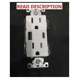 Leviton Decora Tamper-Resistant USB Receptacle