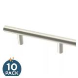10-Pack Bar 3 in. Stainless Cabinet Pulls