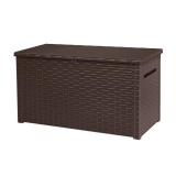 Java 230 Gal. Rattan Deck Box, Brown