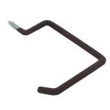 9 in. Black Vinyl-Coated Steel Hook 50 lb