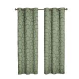 Eclipse 63-in Sage Geometric Curtain Panel