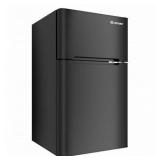 Costway Compact Refrigerator 3.2 cu ft Black