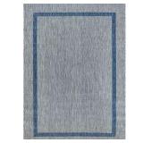 Waikiki Grey/Blue 8 ft. x 10 ft. Area Rug