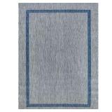 Waikiki Grey/Blue 8 ft. x 10 ft. Area Rug