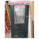 Premium fiberglass inswing/outswing entry door
