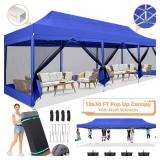 30 ft W x 10 ft D Pop-up Gazebo Netting