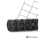 4 ft x 50 ft 16-Gauge Black Welded Wire Fence