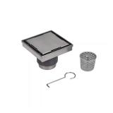 Designline 6x6 Stainless Shower Drain Tile-In