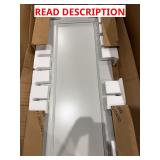 35 1/2"long x 14 3/4" wide Recessed center panel