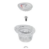 Moen Chateau Clear Bathroom Faucet Handles