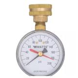 3/4 in. Plastic Water Pressure Test Gauge