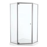 Delta Chrome Framed Shower Door 67.5x26