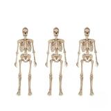 3-Pack 5 ft Grave & Bones Poseable Skeleton