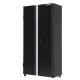 RTA 24-Gauge Steel Cabinet, Black (36x72x18)