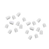 1/4 in. White Shelf End Caps (20-Pack)