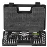 Tap & Dies Set, 8 in Blade, Metric (40-Pc)