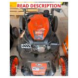 Yardmax 201cc mower - 22" deck, 6-speed CVT, RWD