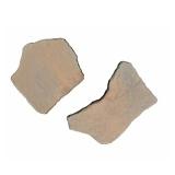 20x21 irregular tan concrete steps kit (20)