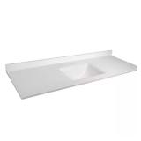 Camilla 61-in Vanity Top, Cultured Marble