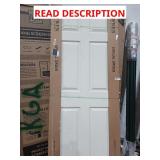 Off White 6 panel jeld Wen door 32"x80"