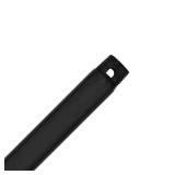18-in Black Downrod for 10 11 ft ceilings
