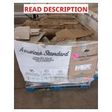Skid Lot Of Assorted American Standard Toilets