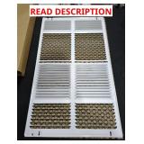 White Register Vent (Measurements Known)