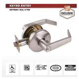 Commercial 2-3/4 in. Satin Chrome Lever