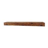 60 in. Rustic Fireplace Wall Cap Shelf Mantel
