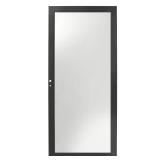 3000 Series 36x80 Black Left-Hand Storm Door