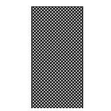 Black Privacy Diamond Vinyl Lattice Framed 4x8