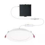 Commercial Electric 6in LED Slim Canless White