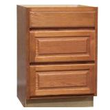 Hampton 24x24x34.5 Cabinet, Oak