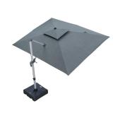 Sunbrella 9ft x 12ft Aluminum Umbrella Gray
