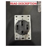 Leviton 279-S00 50A NEMA 14-50R receptacle