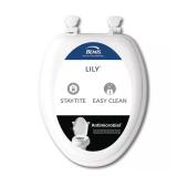 BEMIS Lily Cushioned Vinyl Toilet Seat, White
