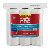 Wooster 9 in. x 1/2 in. White Roller (3-Pack)