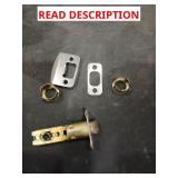 Brass-Plated Adjustable Door Latch Mechanism