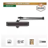 Universal Hardware Door Closer, 3-MD, Bronze