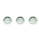 3 in. Round Silver LED Puck Light (3-Pack)