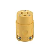 15 Amp 125-Volt 3-Wire Connector, Yellow