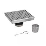 Designline 4x4 in Stainless Shower Drain