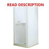 32x32x75 Shower Stall with Base White