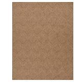 Brown Zig Zag 8 ft. x 10 ft. Rug