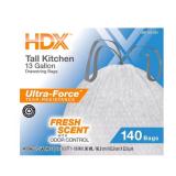 13 gal Scented Trash Bags, 140 ct