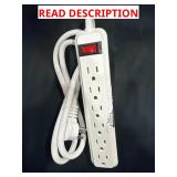 Hyper Tough 6-outlet power strip