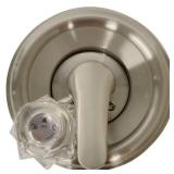 1-Handle Valve Trim Kit, Brushed Nickel