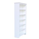 International Concepts Shaker White 6-Shelf